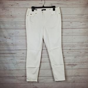 Nine West gramercy skinny ankle roll cuff jeans